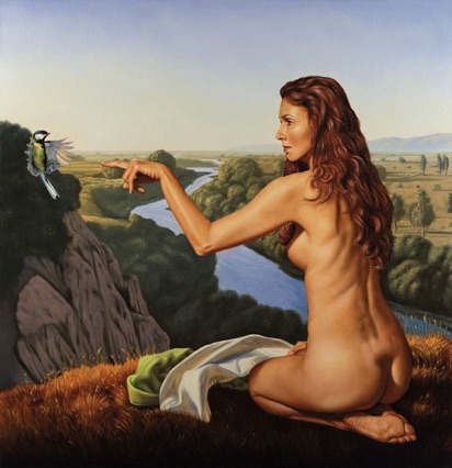 GALATEA, oil on canvas, 
116 x 121 cm, 2009